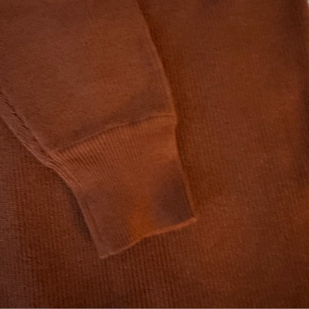 Rust orange long sleeve midi sweater dress | size Small | brand new - Picture 6 of 6